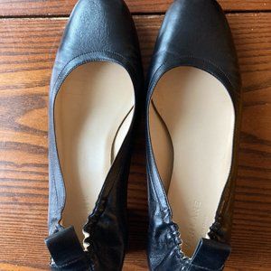 Everlane Black Leather Heels Size 9